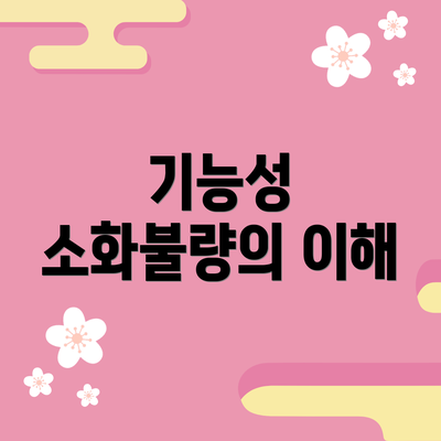 기능성 소화불량의 이해