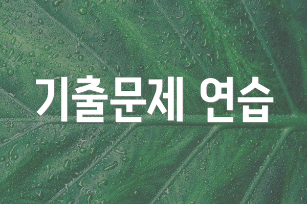 기출문제 연습