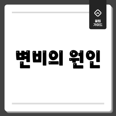변비의 원인