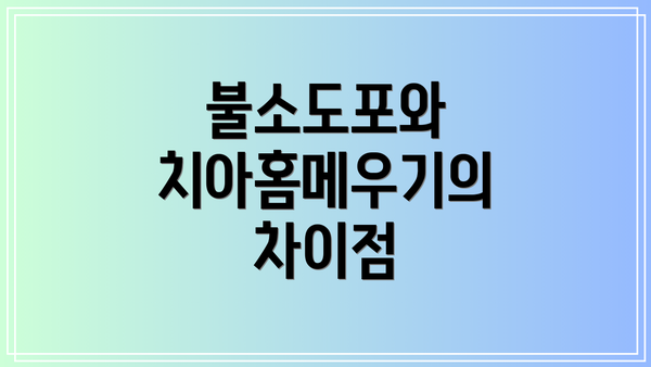 불소도포와 치아홈메우기의 차이점