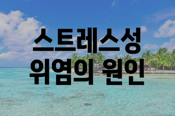 스트레스성 위염의 원인