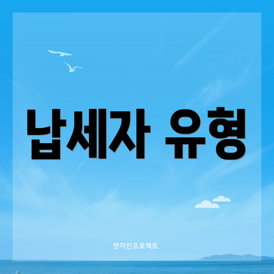 납세자 유형