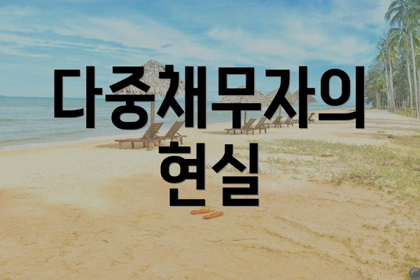 다중채무자의 현실