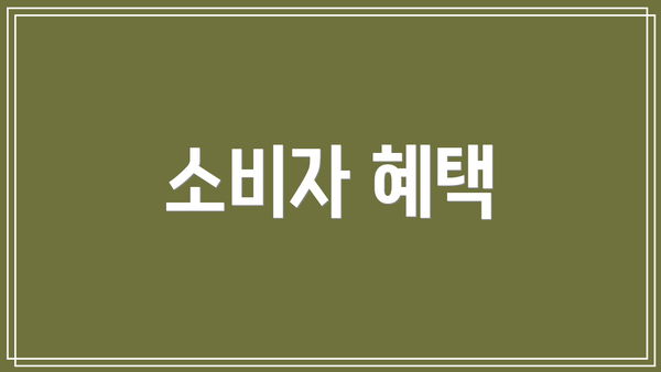 소비자 혜택
